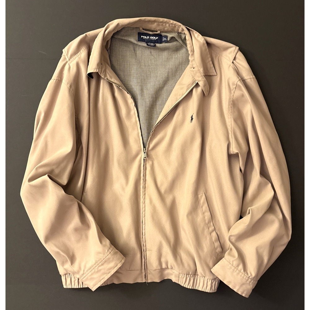 Polo Ralph Lauren Men's Beige Golf Jacket Size XL